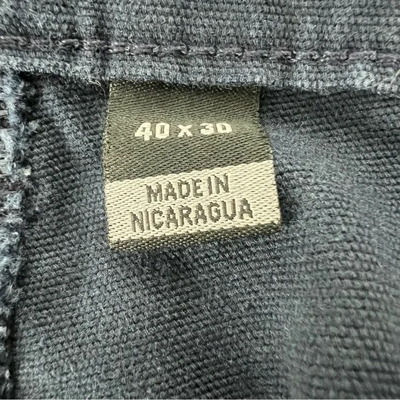 CARHARTT Men’s Work/Casual Pants Sz W40”/Inseam Measures 29” Color Blue Pockets - Picture 9 of 15